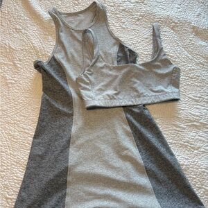 Outdoor Voices Exercise Dress and Bra Set